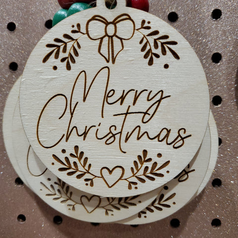 Merry Christmas Ornament