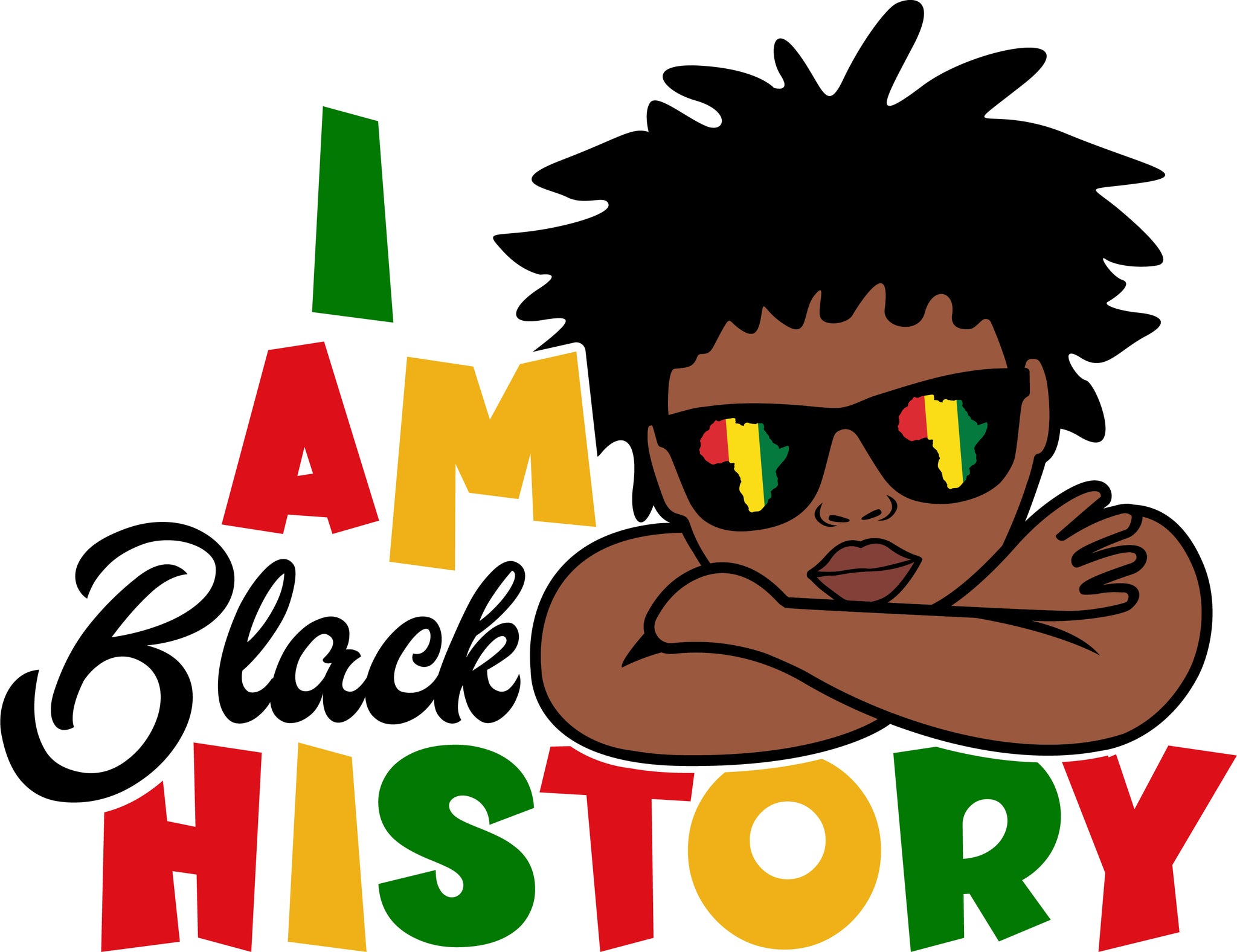 4x4 Paint Kit-I Am Black History